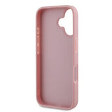 Guess IML Glitter Circle Case with MagSafe for iPhone 16 6.1" Pink - GUHCP16SHG4SGP