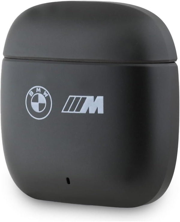 BMW M Metal Logo Print ANC ENC Bluetooth TWS In Ear Headphones Black - BMTWSM1ALKLK