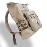 Nimmy Cool & Cute 2.0 Brown Bear Laptop Backpack with Detachable Pouch Khaki - N-KM-DNBB-011-A