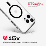 Tech 21 Evo Crystal with MagSafe for iPhone 16 Pro Max 6.9" Black - T21-11034