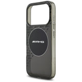 AMG Double Layer Transparent Smocked Case with MagSafe for iPhone 17 Pro 6.3" Black - AMHMP17L24HTRDK