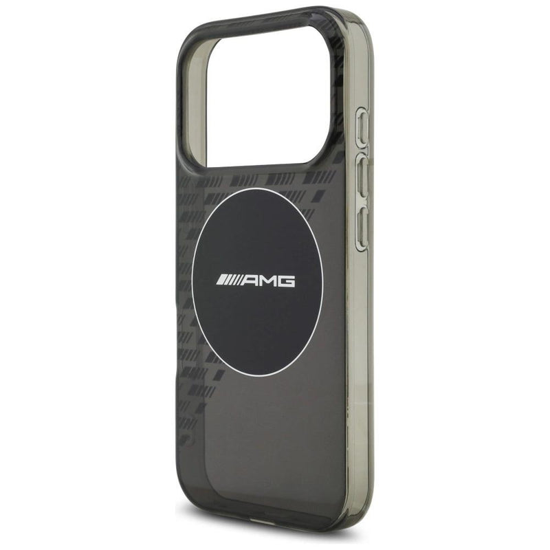 AMG Double Layer Transparent Smocked Case with MagSafe for iPhone 17 Pro 6.3" Black - AMHMP17L24HTRDK