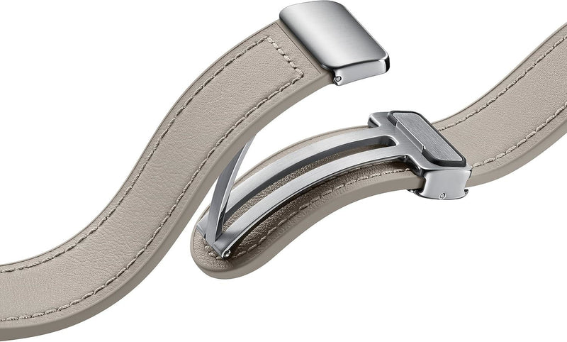 Samsung Galaxy Watch 6 Slim D-Buckle Hybrid Eco Leather Band 20mm S/M Etoupe - ET-SHR93SAEGEU