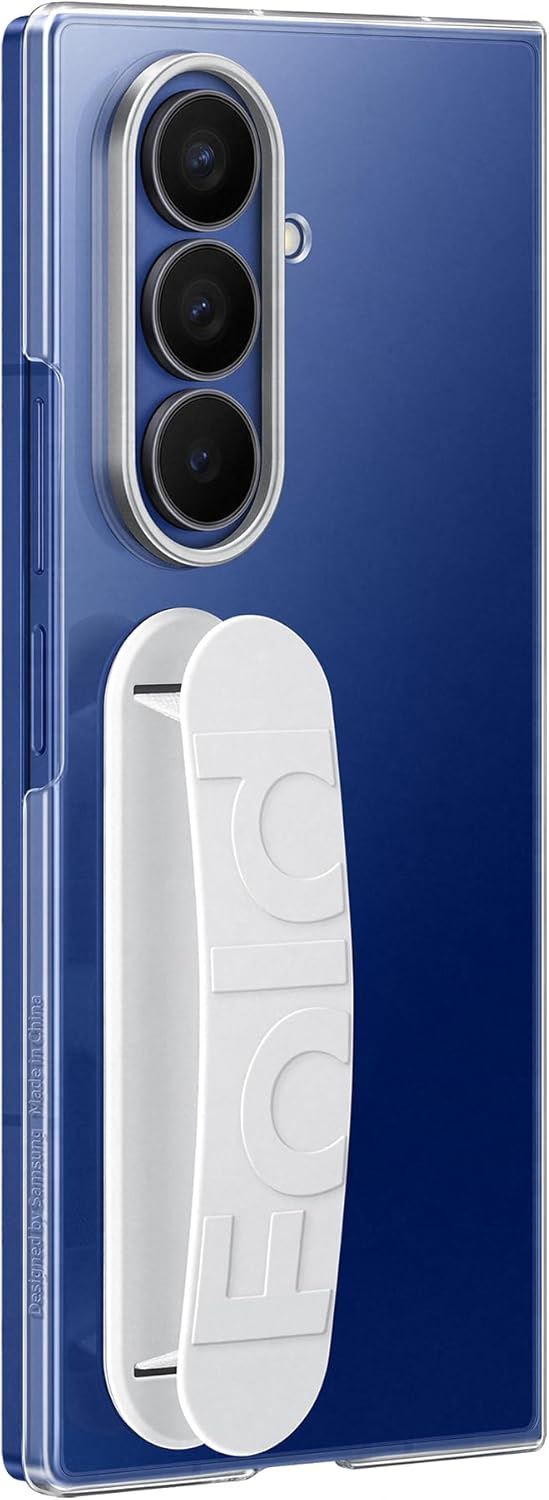 Samsung Galaxy Z Fold 7 8.0" Clear Case with Grip Stand - EF-QF966CTEGWW