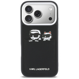 Karl Lagerfeld Karl & Choupette Print & Pocket Case for iPhone 17 Pro Max 6.9" Black - KLHCP17X6PCSPKCK