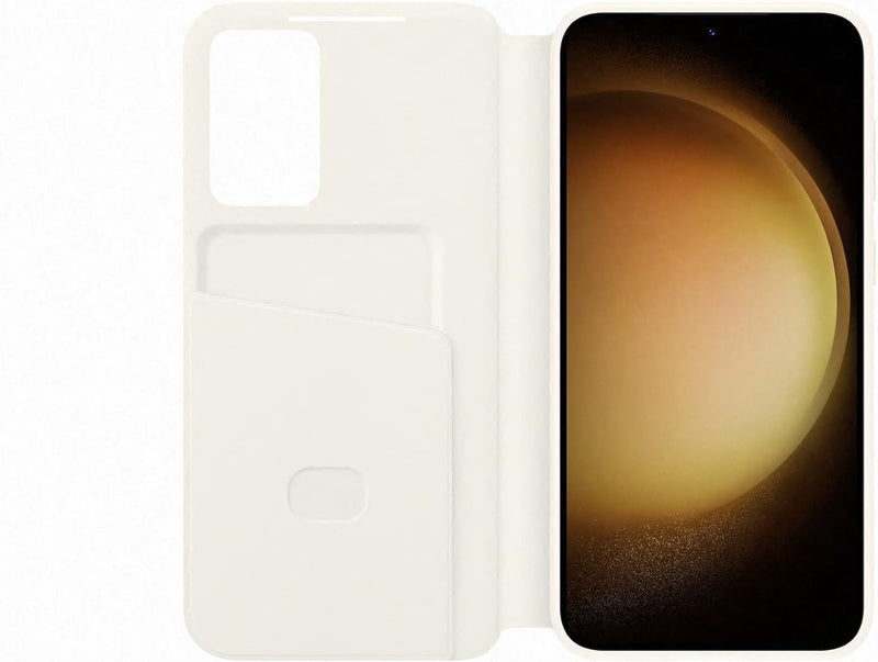 Samsung Galaxy S23 Plus Smart View Wallet Case Cream - EF-ZS916CUEGWW
