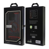 Audi IML Sport Hardcase with MagSafe for iPhone 16 Pro 6.3" Red / Black - AUS-IMLMIP16P-RSQ/D2-BK