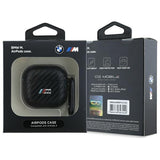 BMW M Series PU Carbon Case for AirPods 4 Black  - BMA4CMPUCA