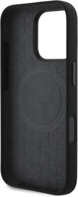 BMW M Series Silicone Printed Ring Case with MagSafe for iPhone 16 Pro Max 6.9" Black - BMHMP16X23SROK