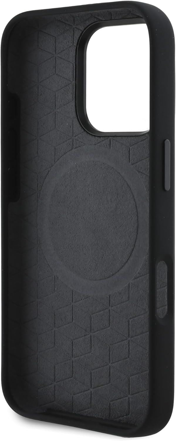 BMW M Series Silicone Printed Ring Case with MagSafe for iPhone 16 Pro Max 6.9" Black - BMHMP16X23SROK