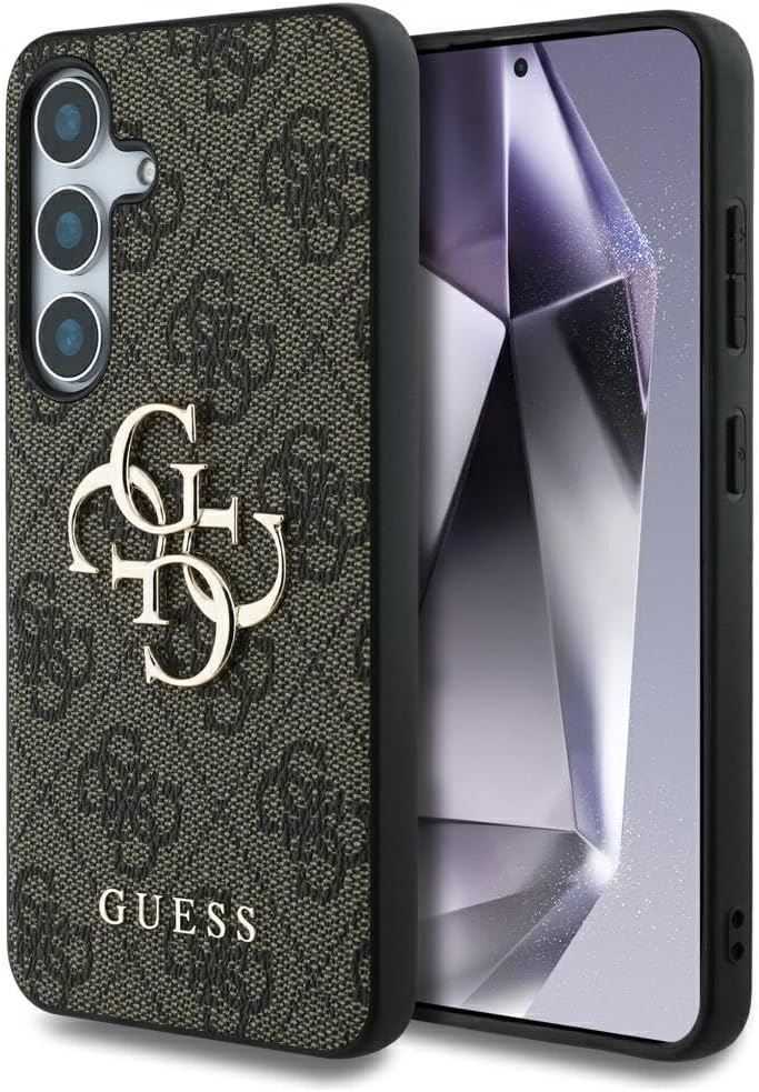 Guess 4G Classic Big Logo Case for Samsung Galaxy S25 6.2" Brown - GUHCS25S4GMGBR