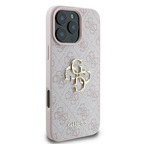 Guess 4G Big Logo Case for iPhone 16 Pro Max 6.9" Pink - GUHCP16X4GMGPI