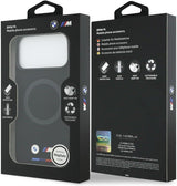 BMW M Series Silicone Logo Case with MagSafe for iPhone 17 Pro Max 6.9" Black - BMHMP17X25SITBOK