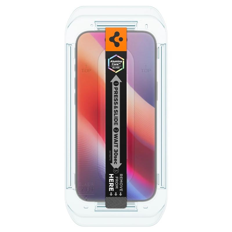Spigen Glastr EZ Fit HD Screen Protector 2 Pack for iPhone 17 Air 6.5" - AGL09861
