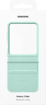 Samsung Galaxy Z Flip 6 Faux Leather/Kindsuit Case Mint - EF-VF741PMEGWW