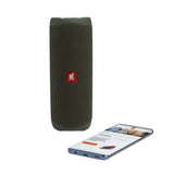 JBL Flip 5 Portable Waterproof Rugged Wireless Bluetooth Speaker Green - JBLFLIP5ECOGRNAM