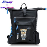 Nimmy Glasses Cool Cat Laptop Backpack Black - N-KM-DNBB-01