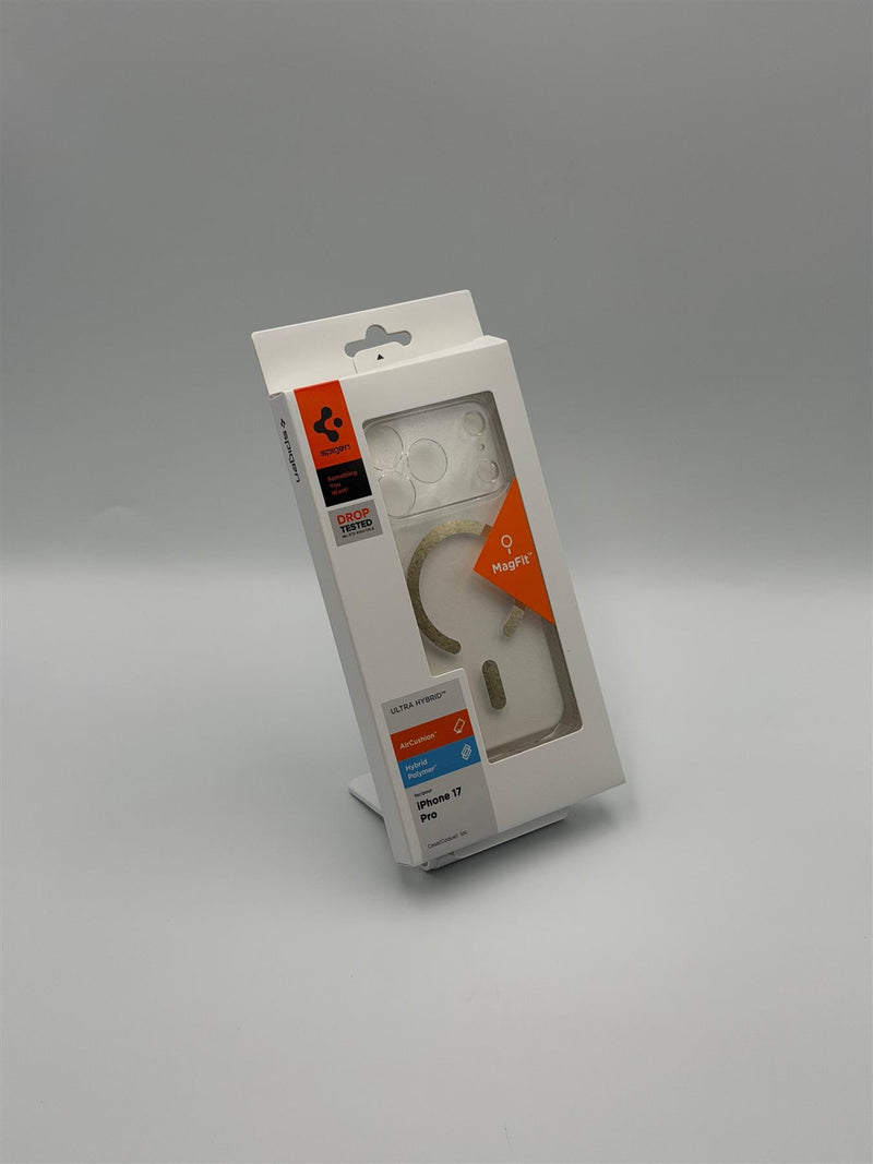 Spigen Ultra Hybrid MagSafe Case for iPhone 17 Pro 6.3" Clear/Gold - ACS10348