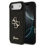 Guess PU Fixed Glitter Big 4G Metal Logo Case for iPhone 17 Air 6.5" Pink - GUHCP17MHG4SGP