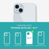 Tech 21 Evo Clear Cover for iphone 15 Plus 6.7" - T21-10304