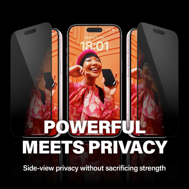 Panzer Glass Ultra Wide Fit Powerful Privacy Screen Protection for iPhone 15 6.1" - P2809