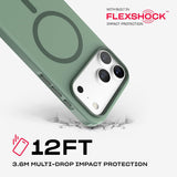Tech21 Evo Pulse Fauxven Case with MagSafe for iPhone 17/18 Pro Max 6.9" Hunter - T21-11677