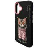 Nimmy Glasses Cool Cat Case with MagSafe for iPhone 17 6.3" Black Pink - N-YJ-IP17-018