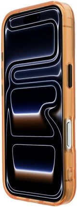 BMW M IML Frosted Metal Logo Trims Case with MagSafe for iPhone 17/18 Pro 6.3" Orange - BMHMP18L26HTFMILO