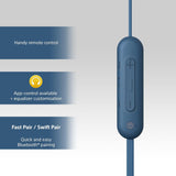 Sony In Ear Wireless Headphones Blue - WI-C100/LZ