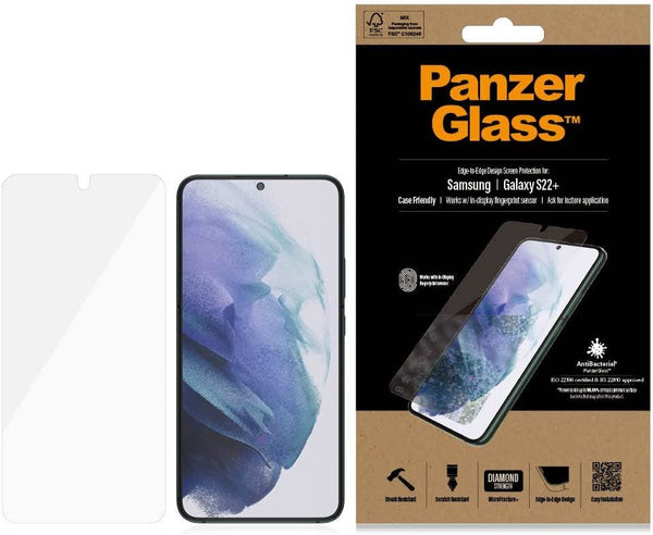 Panzer Glass Screen Protector for Samsung Galaxy S22 Plus Black - 7294