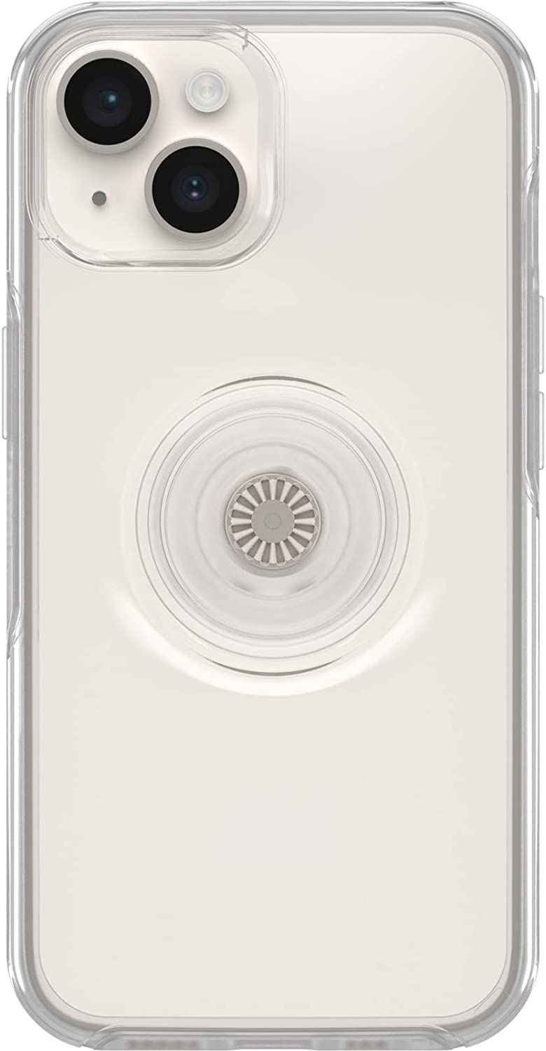 Otterbox Symmetry Series Popsockets for iphone 13 6.1" Clear 77-89703