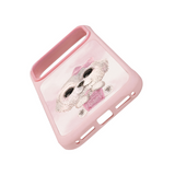 Nimmy Big Eye Cute Pet Bischon Fraise Dog Case with MagSafe for iPhone 17 Pro Max 6.9" Pink - N-XDY-IP17-PRO-MAX-02-A