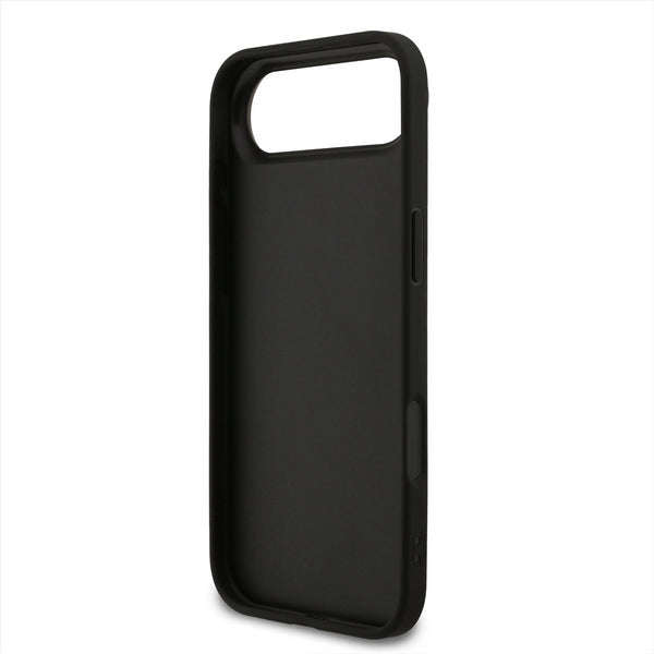 Guess PU Fixed Glitter Big 4G Metal Logo Case for iPhone 17 Air 6.5" Black - GUHCP17MHG4SGK