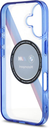 BMW Motorsport IML Circle Case with MagSafe for iPhone 16 6.1" Clear - BMHMP16S23HTPUT