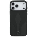 Mercedes Leather The Move Case with MagSafe for iPhone 17 Pro Max 6.9" Black - MEHMP17X25ROLAUK