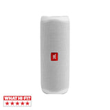 JBL Flip 5 Portable Waterproof Rugged Wireless Bluetooth Speaker White - JBLFLIP5WHTAM