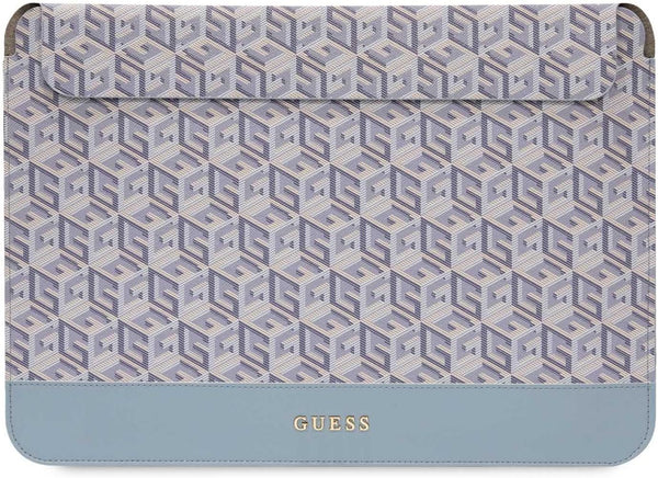 Guess Gcube Stripes Laptop Sleeve for 14" MacBook Blue - GUCS14HGCFSEB