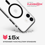 Tech 21 Evo Crystal with MagSafe for iPhone 16 6.1" Black - T21-10857