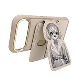 Nimmy Teddy Magnetic Combo Case with Detachable MagSafe Card Holder Stand for iPhone 17 Air 6.5" Brown - N-CXMC-KTZH-IP17-AIR-14