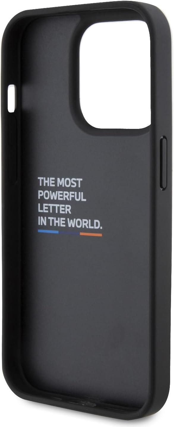BMW Leather Carbon Case for iphone 15 Pro 6.1" Black - BMHCP15L22NBCK