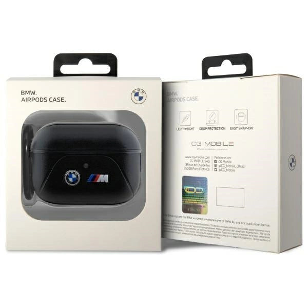 BMW Curved Line Case for AirPods Pro 2 Black - BMAP222PVTK