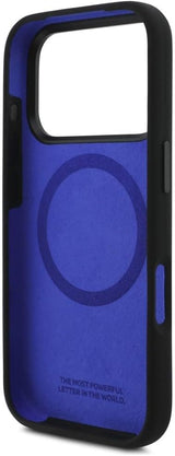 BMW M Series Liquid Silicone Case with MagSafe for iPhone 17 Pro 6.3" Black - BMHMP17L25SITBOK