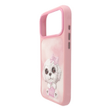 Nimmy Big Eye Cute Pet Bischon Fraise Dog Case with MagSafe for iPhone 17 Pro Max 6.9" Pink - N-XDY-IP17-PRO-MAX-02-A