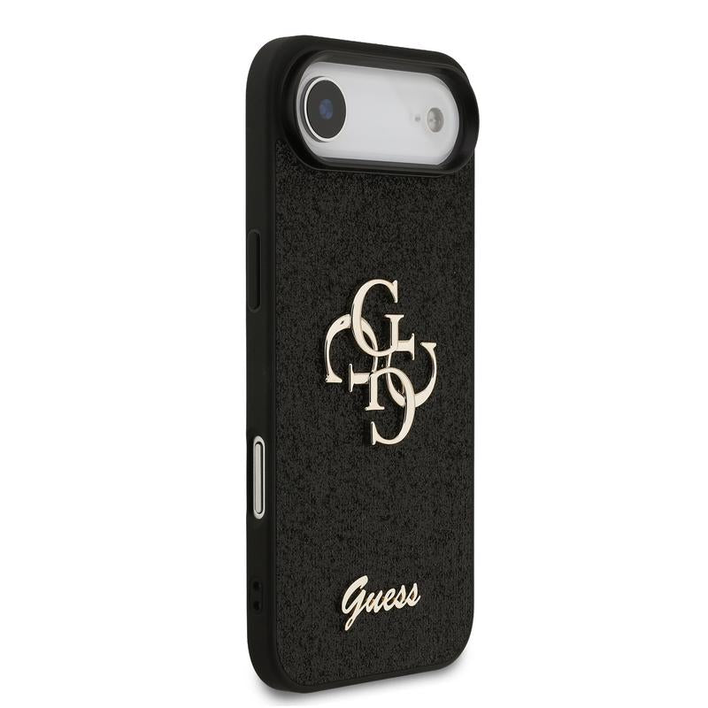 Guess PU Fixed Glitter Big 4G Metal Logo Case for iPhone 17 Air 6.5" Pink - GUHCP17MHG4SGP
