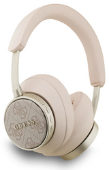 Guess 4G Classic Logo Bluetooth Wireless On Ear Headphones Pink - GUBHC15P4MRSCP