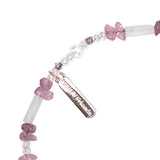 Nimmy Big Eye Cute Pet White Cat Mobile Phone Chain Bag Charm Crystal Bracelet Pink - N-CXMC-SL-04