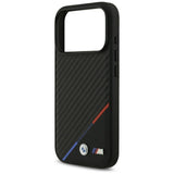 BMW M Carbon Tricolor Line Case with MagSafe for iPhone 17 Pro 6.3" Black - BMHMP17L23PUDTK