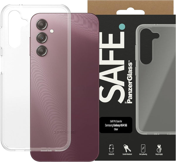Panzer Glass Safe Soft TPU Case for Samsung Galaxy A14 5G 6.6" Clear - SAFE95324