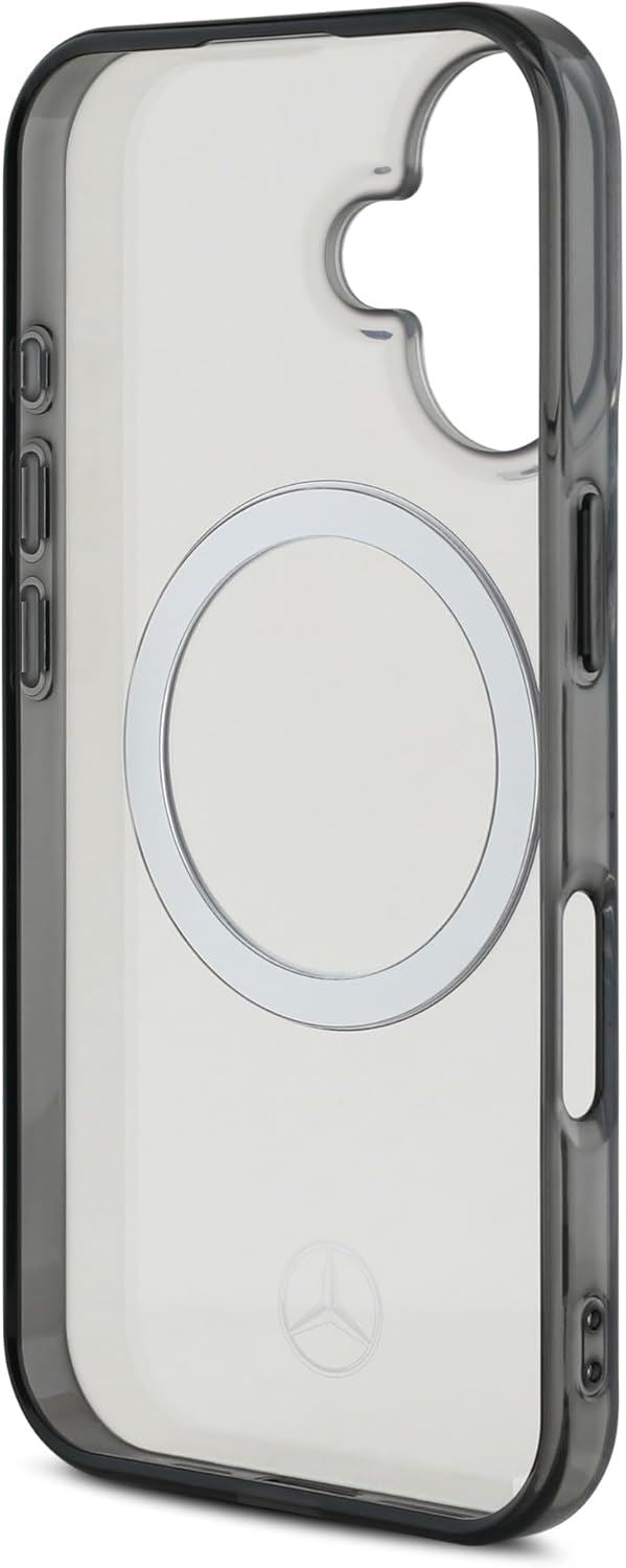Mercedes Printed Logo Case with MagSafe for iPhone 16 6.1" Clear - MEHMP16S23HUOKC