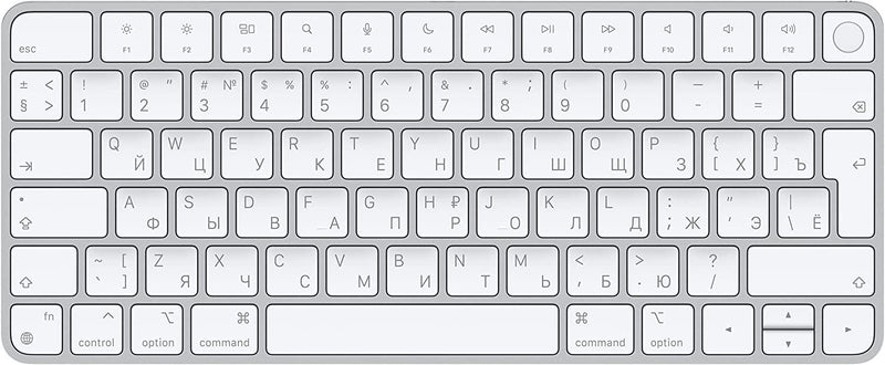 Apple Magic Keyboard with Touch ID for M1 Russian A2449 Silver - MK293RS/A